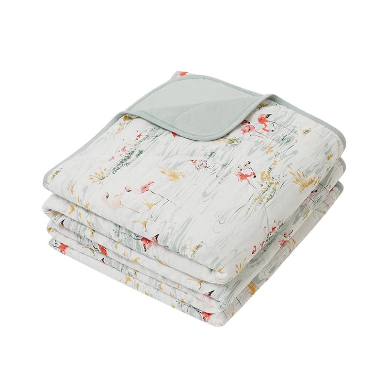 Cutelife Baby Bamboo Cotton All-Season Air Conditioning Quilt 110x140cm