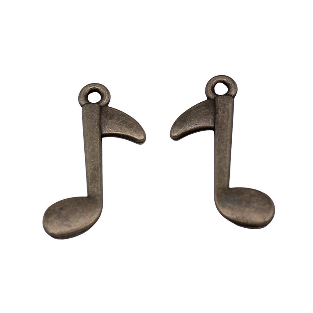 Jewelry Crafts Music Note Charms Alloy Pendants For Concert Collector