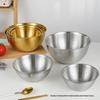ZISIZ Japanese Style Stainless Steel Salad/Mixing Bowl Set