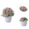Artificial Bonsai Potted Flower Art Crafts Simulation Plants Table Ornament for Entrance Farmhouse