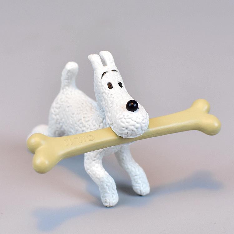 TINTIN Adventures: Detective Style Snowy Dog Figure Ornament - Free Shipping