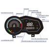 Waterproof Motorcycle Dashboard Odometer Speed Cluster Tachometer with Large LCD Digital Screen for ltalika 150sz 170z