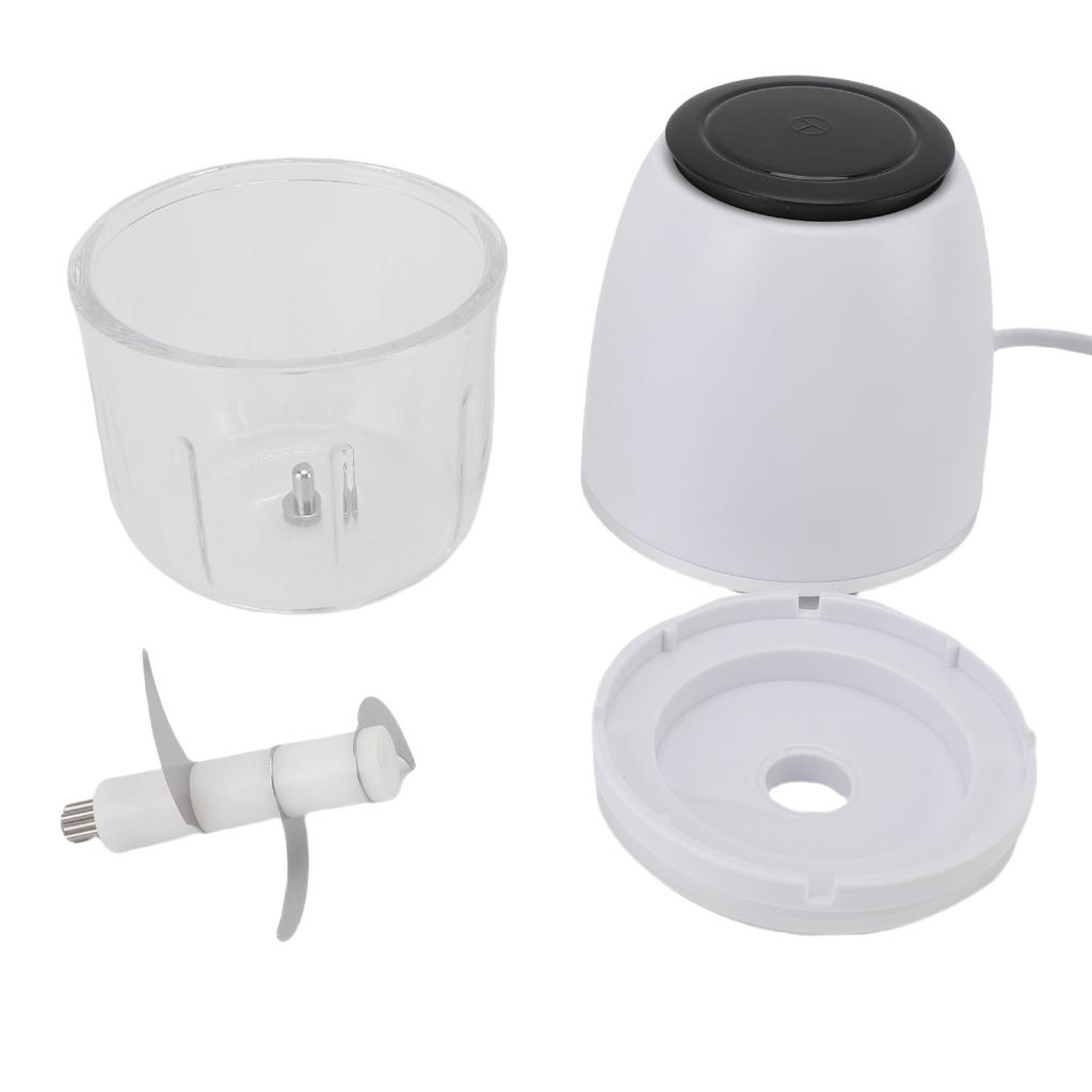 Electric Garlic Chopper 300ML Portable Food Processor Vegetable Mincer Blender for Nuts Chili Onion
