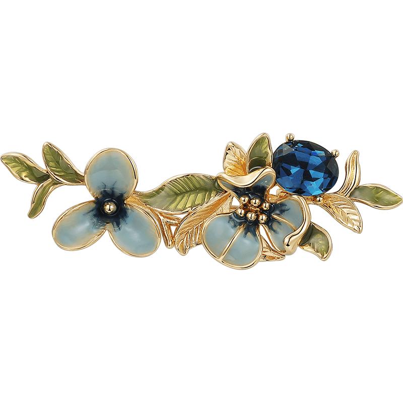 She s Van Gogh Iris Gradient Brooch One Size