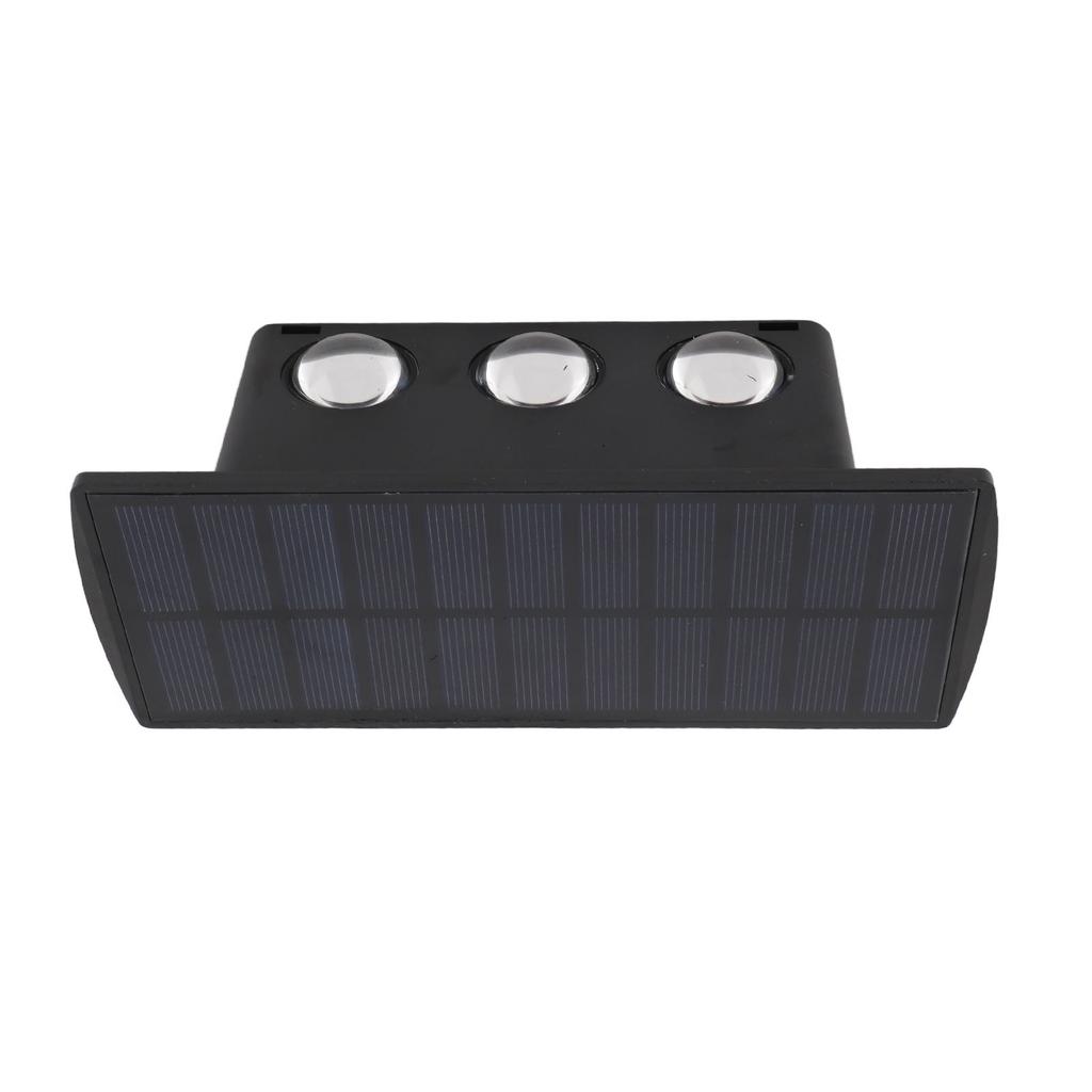 Solar Wandleuchten IP65 Wasserdicht Auf Ab Beleuchtung Energiesparende Gartenleuchten für den Außenbereich Weißes Licht