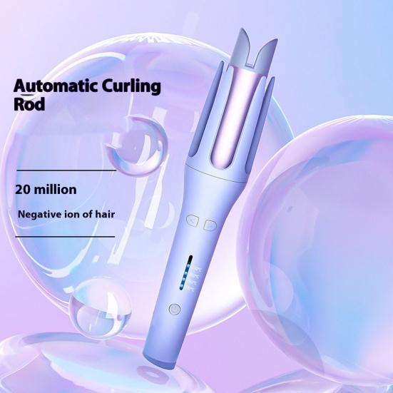 32MM Automatic Rotating Curling Iron Fast Heating Professional Hair Curler Portable Travel Negative Ions Electric Curling Wand Women