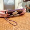 For Magsafe Love Heart Wrist Chain Case for Samsung Galaxy S25 S24 Ultra S22 Plus S23 S21 S20 FE Magnetic Bracelet Plating Cover