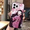 Nezuko Kamado Demon Slayer Phone Case For iphone 17 Pro Max Air 16 15 14 13 Pro Max 15 16 Pro 15Plus Shell