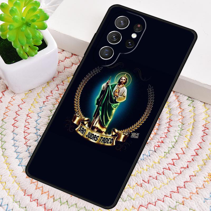 Guadalupe San Judas Silicone Phone Case For Samsung Galaxy note 10 pro S26 S25 S24 S23 S22 S21 Plus S25Ultra Capa Cover