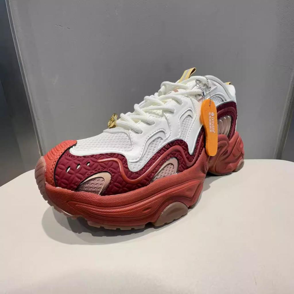 New Anta Anti-Slip Wear-Resistant Low-Top Casual Shoes Men's White Red 112518851-9