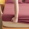 Fitted Sheet Solid Color Mattress Cover with Elastic Band Bed Sheet Single Double Queen Size Bedsheet High Quality Fit Sheet
