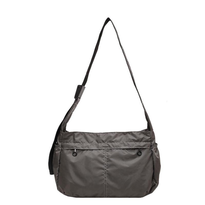 

Трендовая модная простая сумка-мессенджер женская большой вместимости повседневная универсальная наплечная сумка для поездок на работу высококлассная женская сумка серый