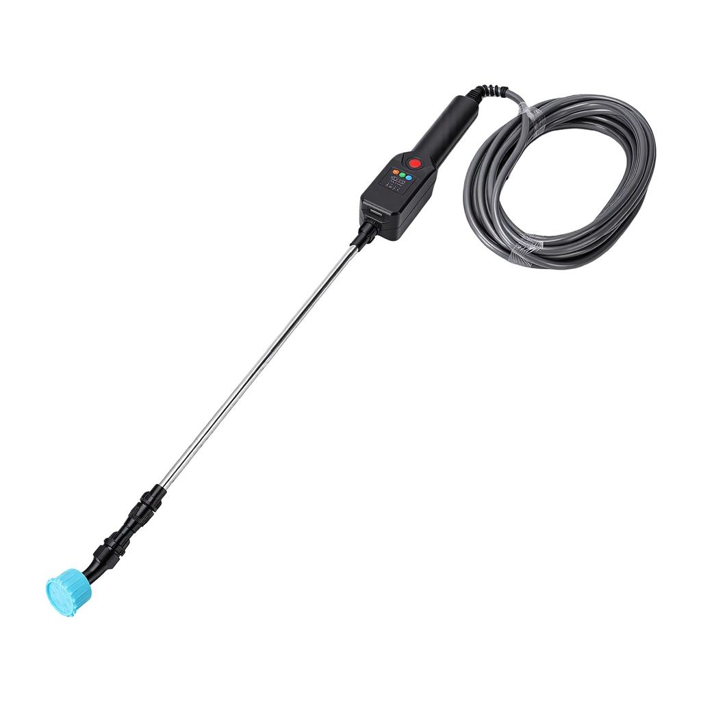 Electric Sprayer Wand Rechargeable Garden Sprayer Telescopic Wand with 26.2FT Hose and Filter for Lawn and Garden