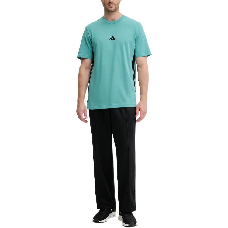 Adidas Essentials Lightweight Cotton Fashionable Versatile Short Sleeve T-Shirt Men Tops JX0732