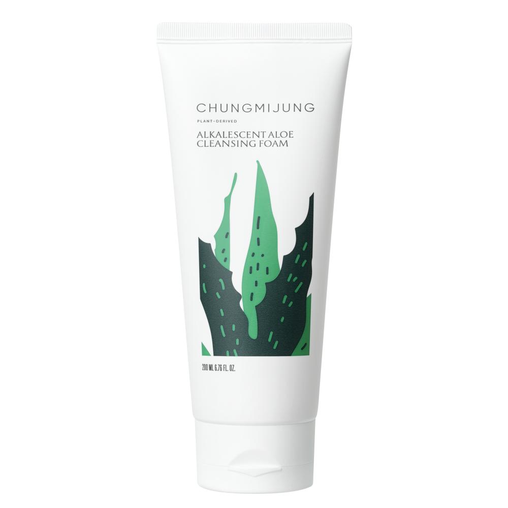 CHUNGMIJUNG Mild Alkaline Aloe Cleansing Foam 200ml - Deep Cleansing, Aloe Care