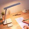 Augenfreundliche LED-Schreibtischlampe, ultrahell, wiederaufladbar, stilvolle Tischlampe mit warmweißen, weißen und tageslichtfarbenen Licht, stufenlos dimmbar, mehrwinklig