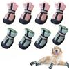 Soft Dog Net Shoes Breathable Dog Walking Boots Pet Supplies Mesh Pet Shoe Cover  Indoor