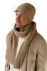 Trevor Ribbed Unlined Wool Cap, Dark Beige