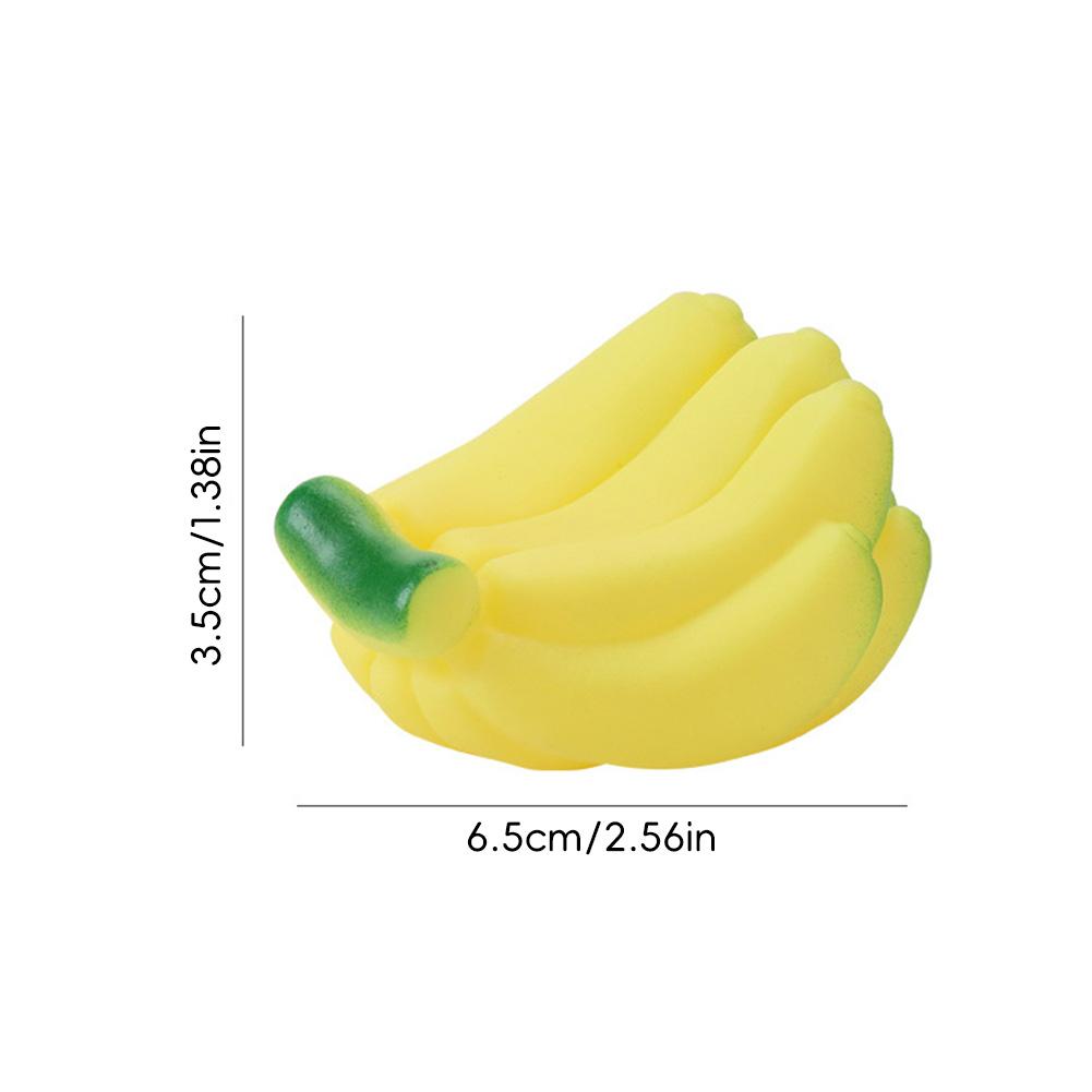 

Виниловые игрушки-сквиши в виде фруктов, сенсорные игрушки для малышей для игры в воде, имитация фруктов и овощей, пищащие, для сенсорной стимуляции, не содержат БФА, интерактивный набор для купания Banana