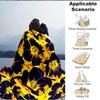 1pc Floral Pattern Blanket Warm, Cozy, And Soft, Suitable for Sofas, Beds, Cars, And Office Use.Perfect for Camping And Travel, Making It a Great Gift
