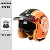 Jet Helmet Men Women Open Face Motorcycle Helmets DOT Approved Capacete De Moto ABS Material Moto Equipments ECE Certified