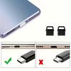 10 sztuk wtyczek przeciwkurzowych USB C, Osłony przeciwkurzowe USB typu C, Zestaw wtyczek przeciwkurzowych do interfejsu telefonu komórkowego, Zawiera wtyczki przeciwkurzowe, Sznurek, Szczoteczkę do czyszczenia