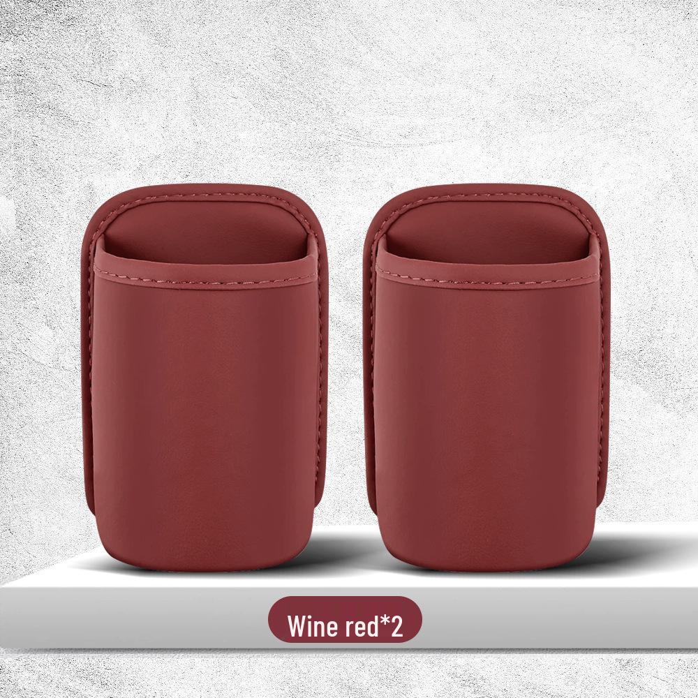Car Door Side Storage Bag & Cup Holder with Trash Can and Phone Holder