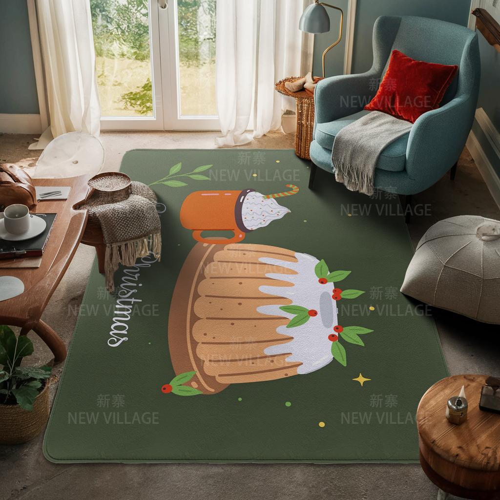 Koberec ke vchodu do domu Rohožka ke dveřím do domu Obývací pokoj Vana Koupelna Protiskluzové koberce s absorpcí vody vana Veselé Vánoce zima