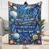 Love You Dad Blanket Blanket Comfortable Great for Bed Livingroom Sofa for All Seasons Warmthful Decor Unique Gift for Family and Friends Camping