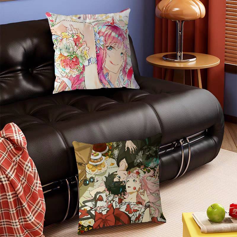 D-DARLING In The F-FRANXX Kissenbezug Dekokissen Sofa Heimdekor Hülle Kissenbezüge