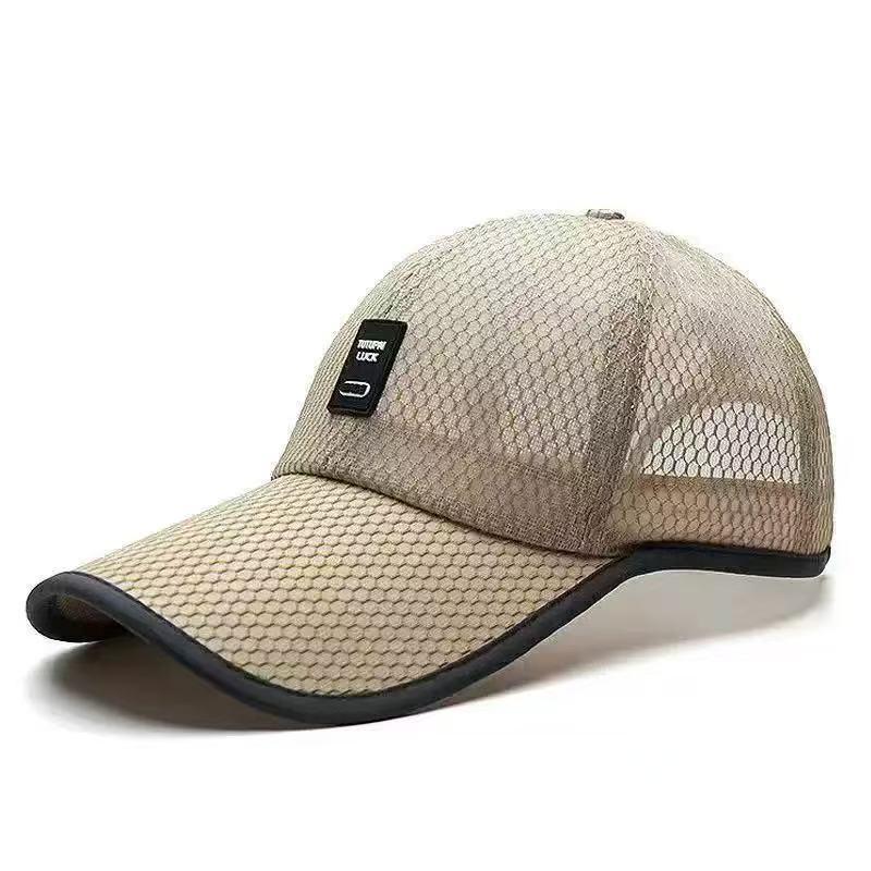 Solar Powered Ventilated Fishing Hat with Sun Protection for Men & Women - Breathable Summer Mesh Cap