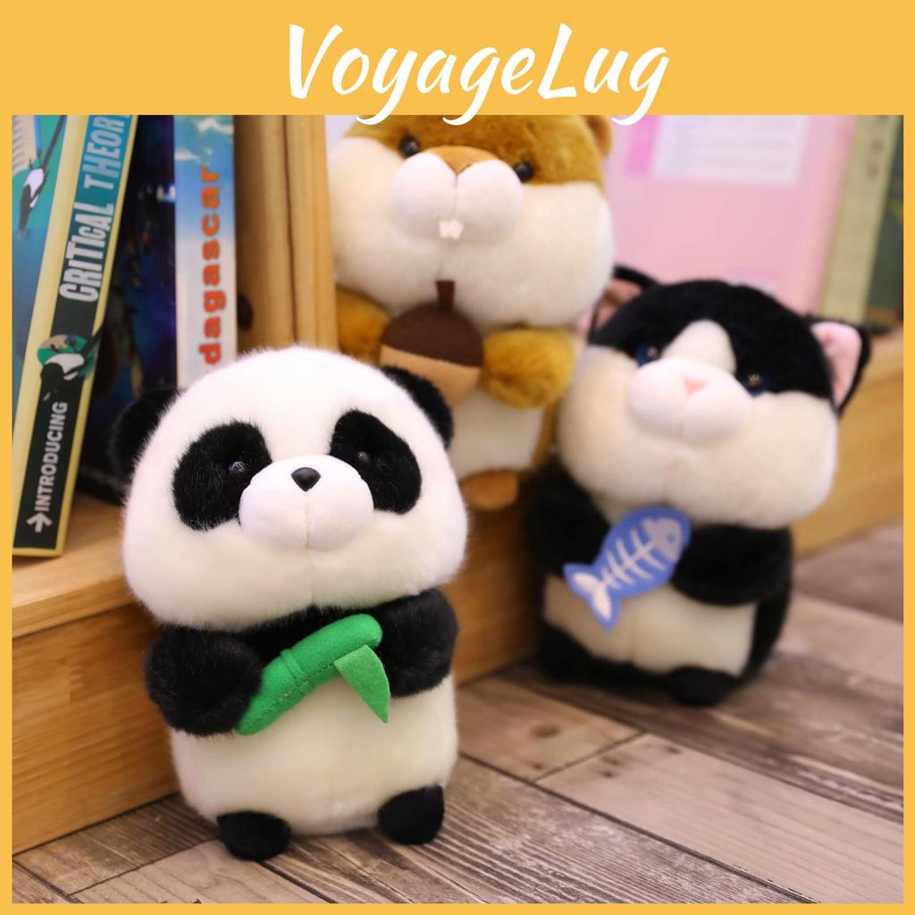 Cat Mouse Hamster Panda Plush Toy Animal Stuffed Doll Bedroom Gift Decoration