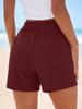 2026 European & American Summer Casual Wide-Leg Pocket Shorts