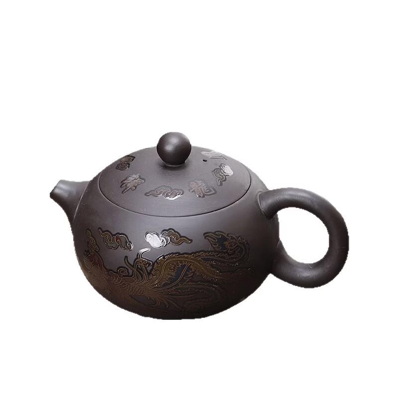 Deou Xingguang Dragon & Phoenix Color-Changing Yixing Clay Tea Set