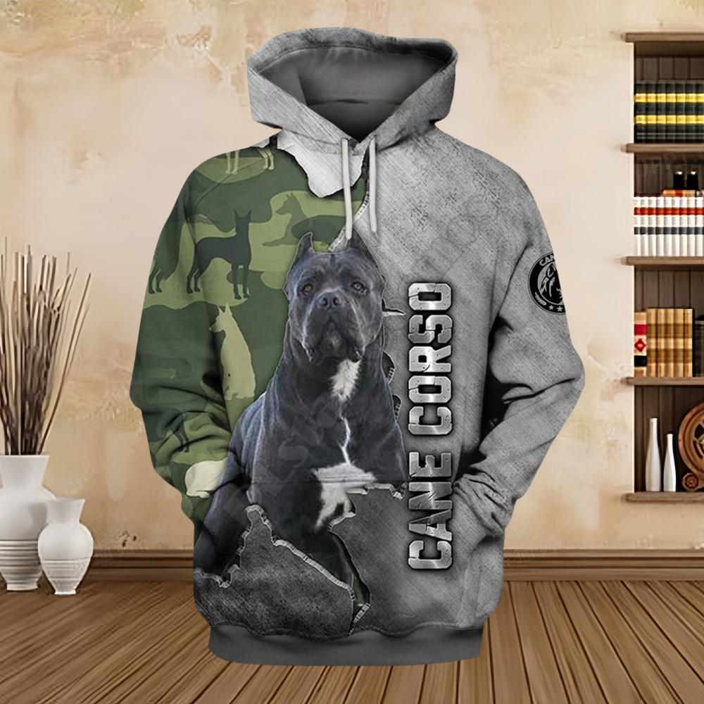 2025 New Hoodies 3D Graphic Silver Ribbon Hoodies Animals Dog Belgian Malinois Sweatshirts Casual Harajuku Sportswear Clothing