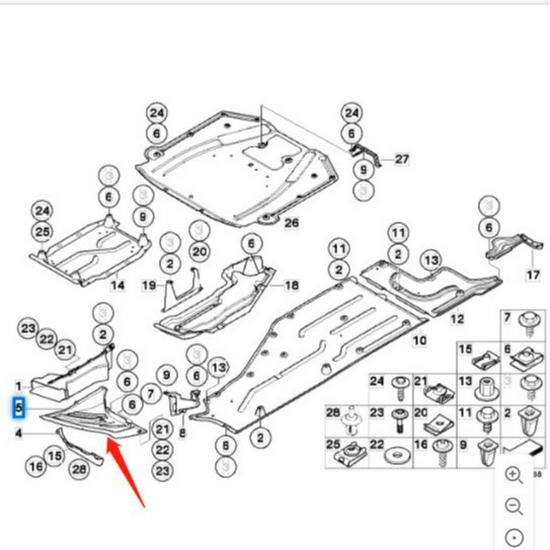 BMW 7 Series E65/E66 Triangle Panel - 51757153787/788
