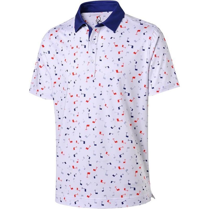 Short Sleeve POLO Shirt Button Solid Color Men's Sweatshirt