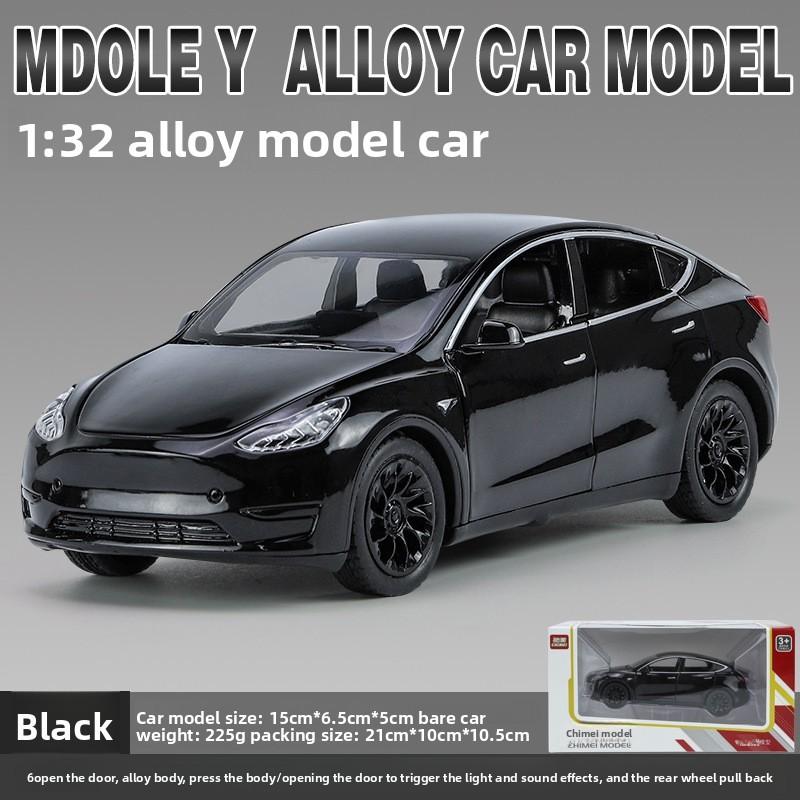 Y Model Tesla Miniature Vehicle Model With Sound And Light For Car Enthusiasts