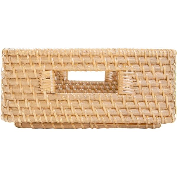 Nitori Rattan Basket Horizontal NITORI 8421032 RD-001, Half, Natural,