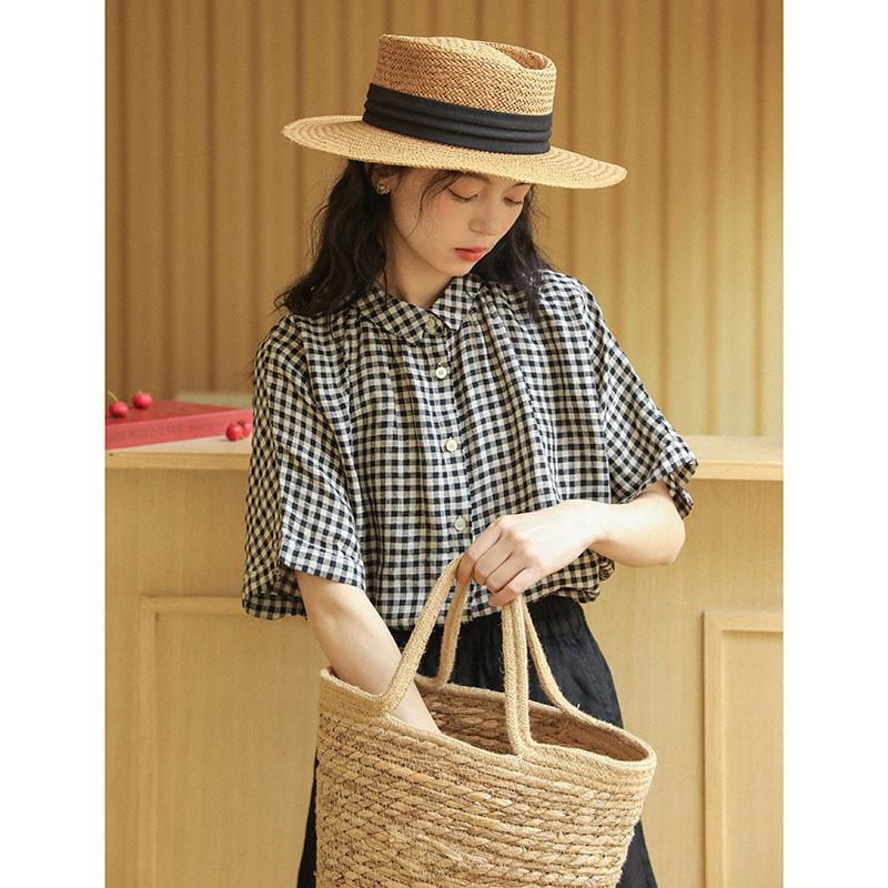 

Летнее литературное хлопково-льняное платье-сарафан без рукавов с V-образным вырезом и бретелями-бантами L