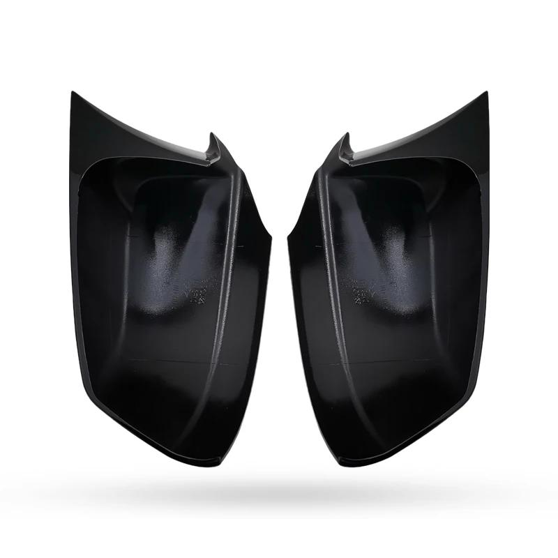 For BMW 5 Series F10 F11 F18 2010-2013 Side Mirror Cover Cap Black/Carbon Fiber Look ABS Plastic M Performance Style Replacement