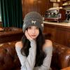 Women's Versatile Fashion Cold Hat Wool Blend Bow Knit Hat