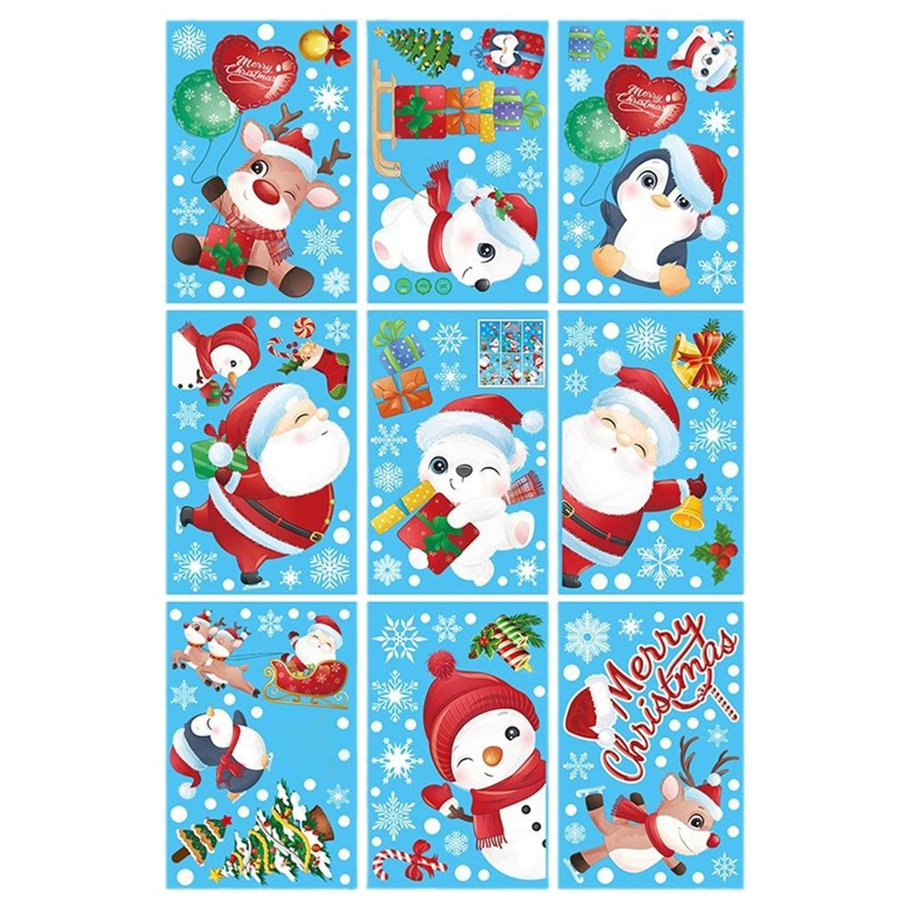 Christmas Decorations Window Stickers Christmas Gifts Window Decorations Window Glass Christmas Decorations.