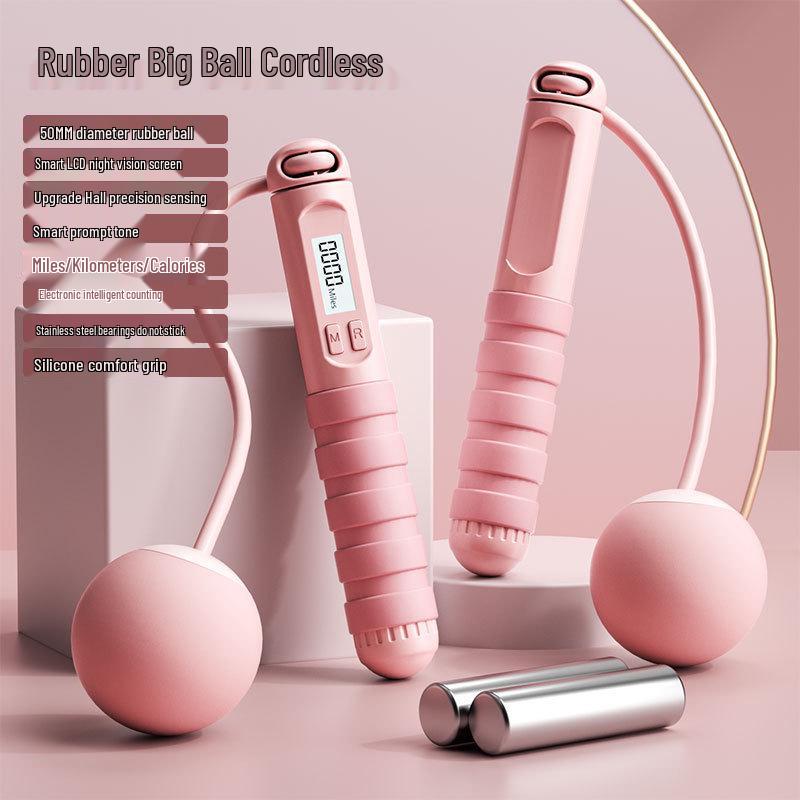 Electronic Cordless Jump Rope for Adult Fitness & Weight Loss