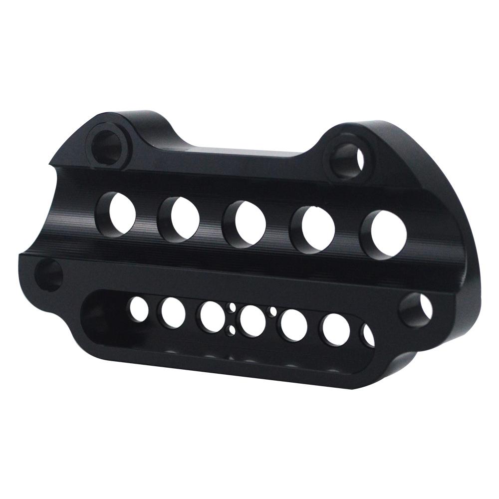 Motorcycle Parts for Harley Sportster 1200 883 XL Dyna Low Rider FXDF Aluminum Indicator Light Handlebar Top Bar Riser