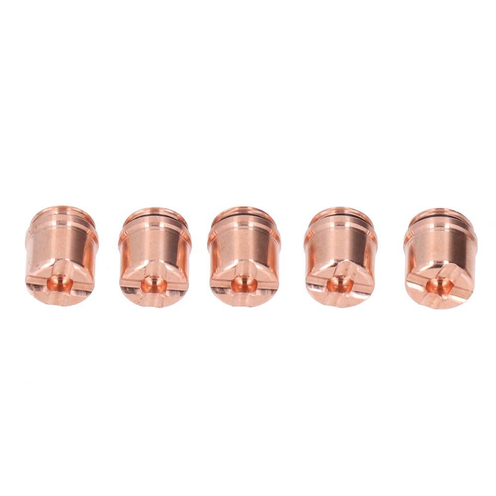 5pcs Drag Cutting Plasma Shield Cap Plasma Cutting Torch Cap Welding Workshop