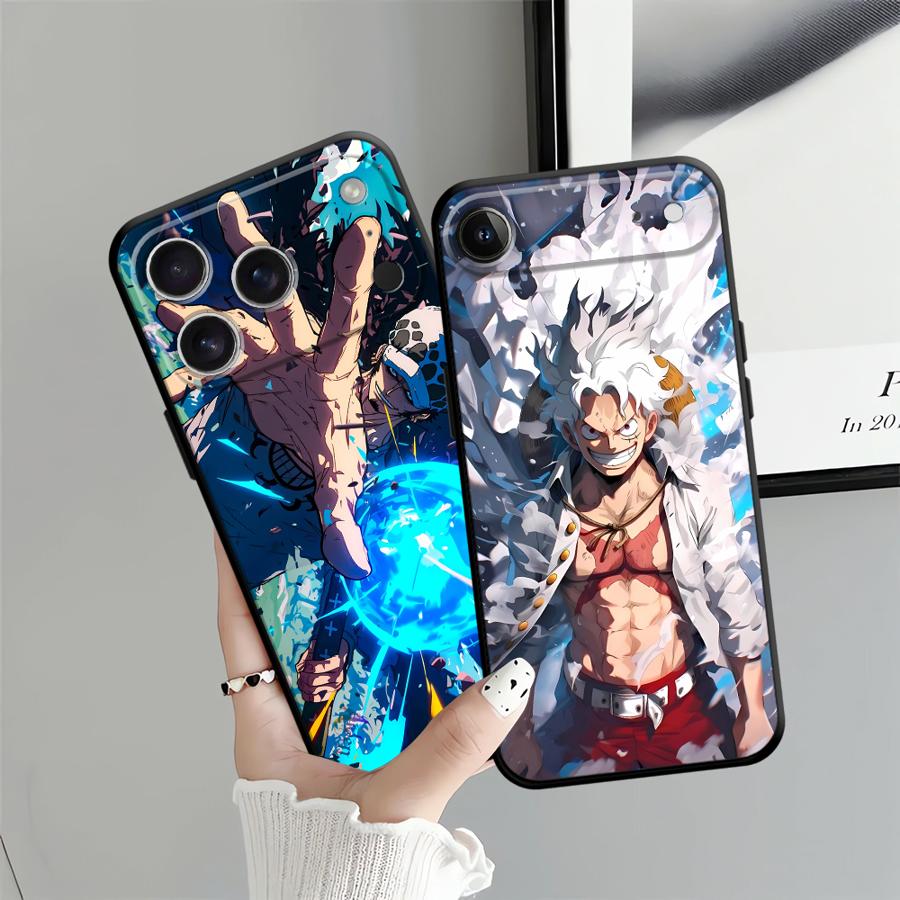 Ones Pieces Zoro Funda Phone Cover Case for iPhone 14 13 Mini 7 8 15 Plus 12 17 16 Pro Max X XS XR SE 11 17Air