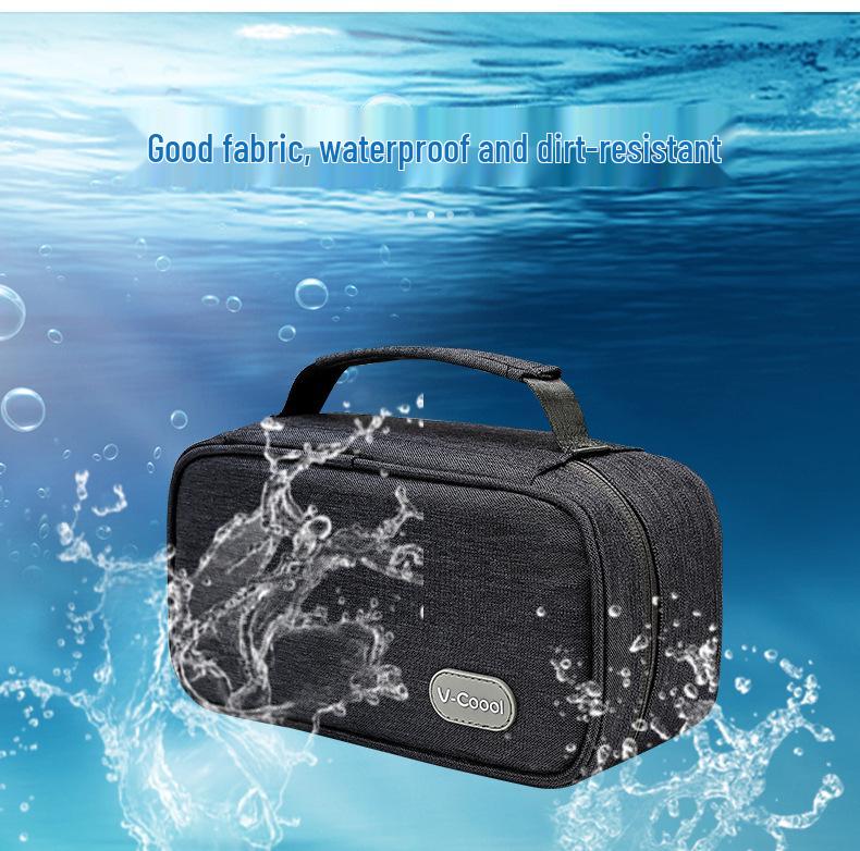 Portable Insulin Cooler Bag with Ice Pack - Compact Insulated Medicine Preservation Set