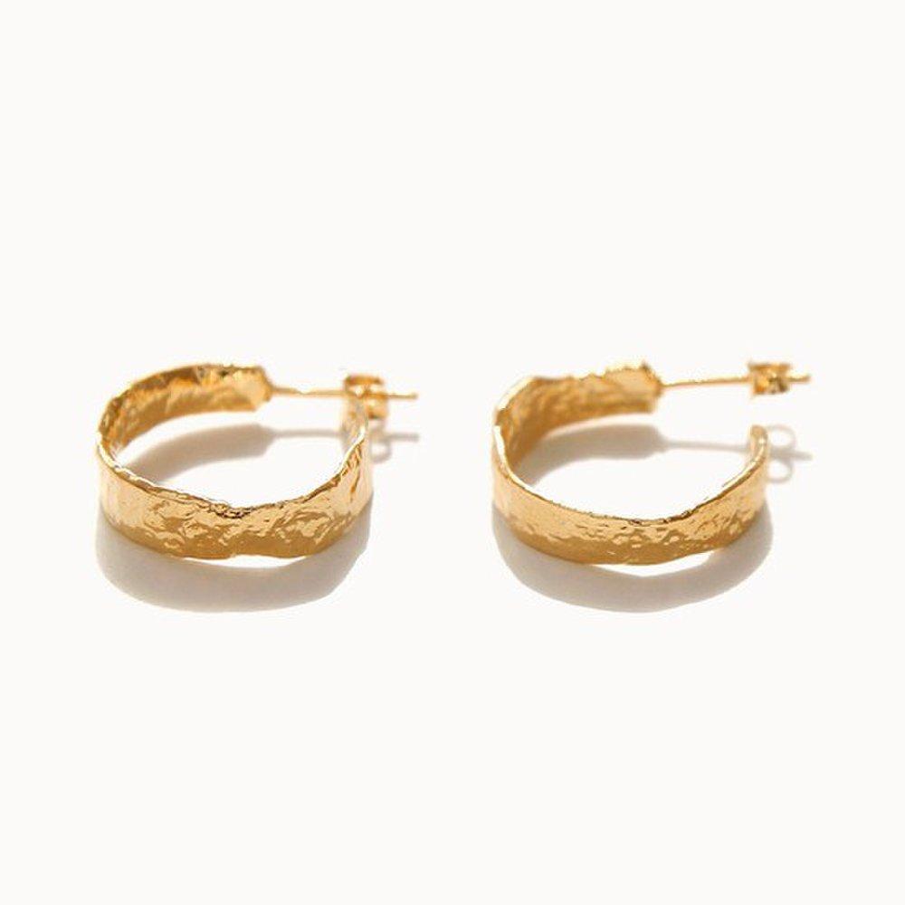 J.Lauren 0M03427 Suji Silver Hoop Earrings