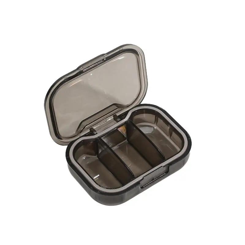 

Portable Mini Medicine Pills Box 3 Compartment Drug Storage Box Pills 7 Days Pill Organizer Tablet Container Pastillero
